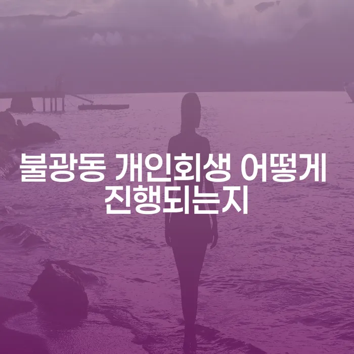불광동 개인회생 어떻게 진행되는지