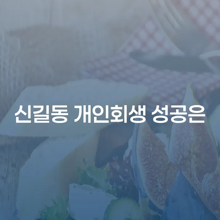 신길동 개인회생 성공은