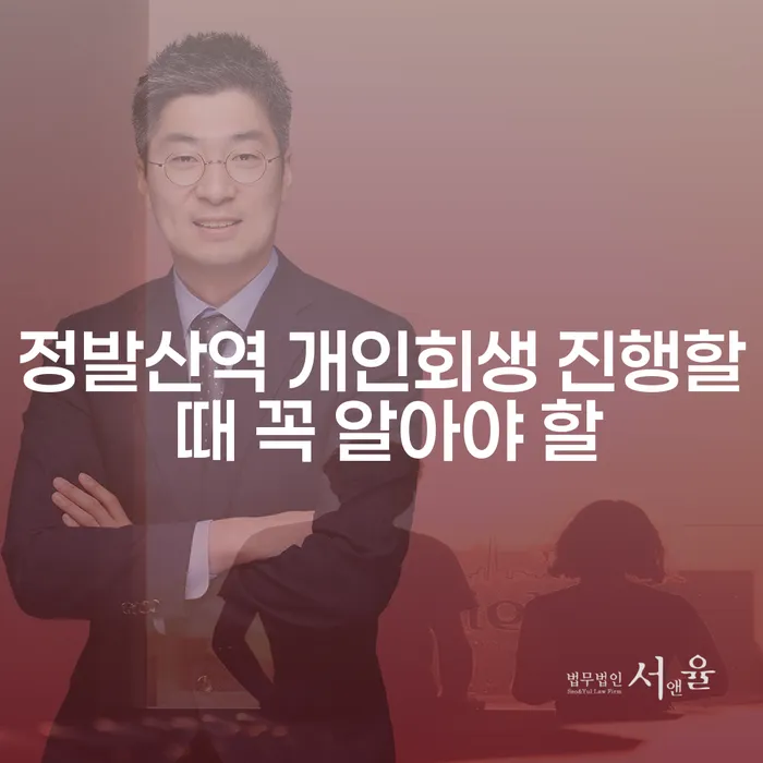 정발산역 개인회생 진행할 때 꼭 알아야 할
