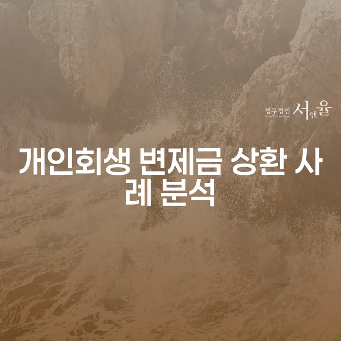 개인회생 변제금 상환 사례 분석: 당신의 채무 해결을 위한 결정적인 정보