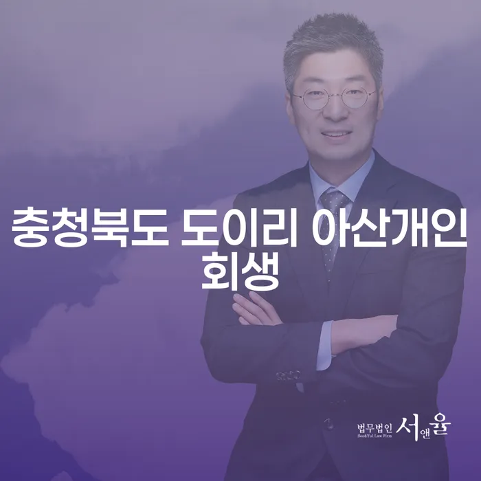 충청북도 도이리에서 아산개인회생을 고려해야 하는 이유는 무엇일까요?